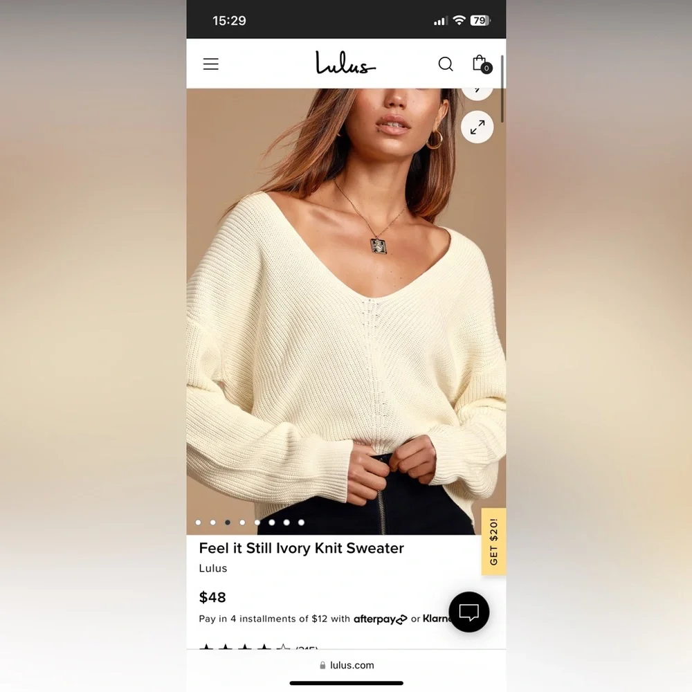 Lulus Sweater - Picture 4 of 4